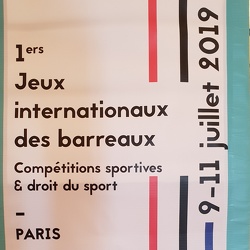 2019 PARIS jeux des barreaux